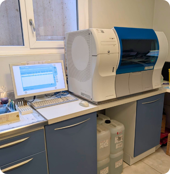 Analizzatore laboratorio analisi Analizzatore automatico del laboratorio veterinario per esami di laboratorio analisi interno